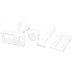 DealMux 9mm x 53mm Thread White Plastic Toilet Seat Hinge Bolts Nuts 2pcs - B072MSXQLJ